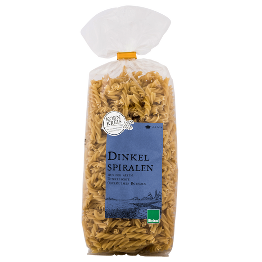 Dinkel-Spiralen aus Oberkulmer Rotkorn