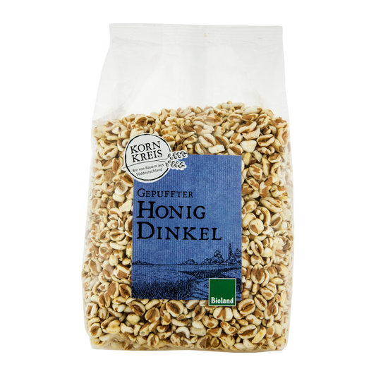 Gepuffter Honig Dinkel